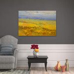 Field of Yellow Flowers by Vahe Yeremyan (24"H x 1.5"W x 16"D)