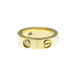 Cartier // 18k Yellow Gold Love Diamond Ring // Ring Size: 5.25 // Store Display