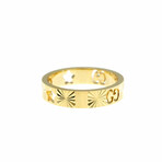 Gucci // 18k Yellow Gold Icon Ring // Ring Size: 5.25 // Store Display