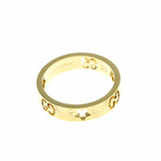 Gucci // 18k Yellow Gold Icon Ring // Ring Size: 5.25 // Store Display