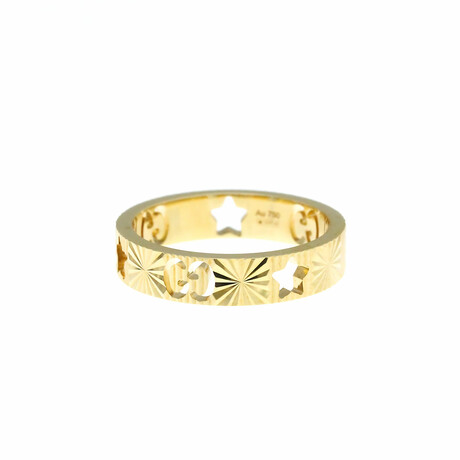 Gucci // 18k Yellow Gold Icon Ring // Ring Size: 5.25 // Store Display