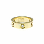 Cartier // 18k Yellow Gold Love Diamond Ring // Ring Size: 5.25 // Store Display