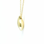 Tiffany & Co. // 18k Yellow Gold Bean Pendant Necklace // 15.74" // Store Display
