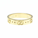 Gucci // 18k Yellow Gold Icon Ring // Ring Size: 6  // Store Display