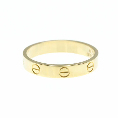 Cartier // 18k Yellow Gold Mini Love Ring // Ring Size: 8 // Store Display