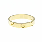 Cartier // 18k Yellow Gold Mini Love Ring // Ring Size: 8 // Store Display