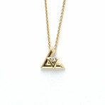 Louis Vuitton // 18k Rose Gold Volto One PM Pendant Necklace // 16.14"-17.32" // Store Display