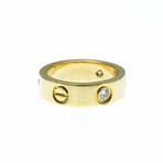 Cartier // 18k Yellow Gold Love Diamond Ring // Ring Size: 5.25 // Store Display