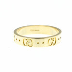 Gucci // 18k Yellow Gold Icon Ring // Ring Size: 6  // Store Display