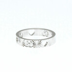Gucci // 18k White Gold Icon Ring // Ring Size: 7.25 // Store Display