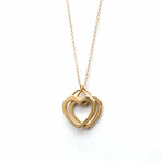 Tiffany & Co. // 18k Rose Gold Sentimental Heart Pendant Necklace // 15.94" // Store Display