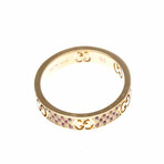 Gucci // 18k Rose Gold Icon Stardust Sapphire Ring // Ring Size: 7.25 // Store Display