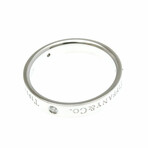 Tiffany & Co. // Platinum Flat Diamond Ring // Ring Size: 9 // Store Display