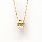 Gucci // 18k Rose Gold Icon Toile Pendant Necklace // 14.96"-16.53" // Store Display