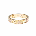 Gucci // 18k Rose Gold Icon Stardust Sapphire Ring // Ring Size: 7.25 // Store Display