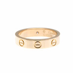 Cartier // 18k Rose Gold Mini Love Ring // Ring Size: 5.25 // Store Display