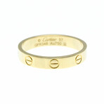 Cartier // 18k Yellow Gold Mini Love Ring // Ring Size: 8 // Store Display
