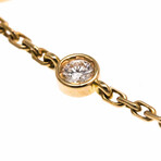 Louis Vuitton // 18k Rose Gold Sun Blossom Diamond + Malachite Bracelet // 5.11"-6.69" // Store Display