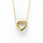Cartier // 18k Rose Gold + 18k White Gold + 18k Yellow Gold Trinity Heart Pendant Necklace // 14.96"-16.14" // Store Display