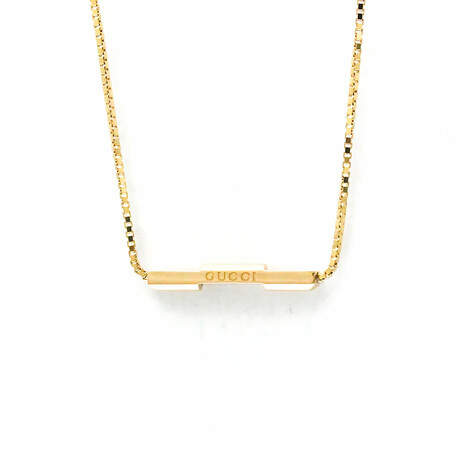 Gucci // 18k Rose Gold Link to Love Pendant Necklace // 16.53"-17.71" // Store Display