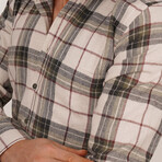 Lumberjack Button-Up Shirt // Slim Fit // Cream (XL)
