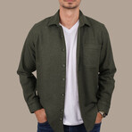 Solid // Button-Up Shirt // Oversize Fit // Khaki (S)