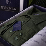 Solid // Button-Up Shirt // Oversize Fit // Khaki (S)