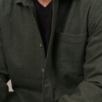 Solid // Button-Up Shirt // Oversize Fit // Khaki (S)