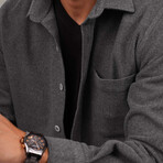 Solid // Button-Up Shirt // Oversize Fit // Smoked (S)