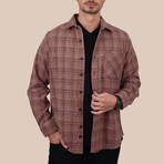 Plaid // Button-Up Shirt // Oversize Fit // Tile (S)