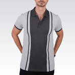 Two-Tone Polo T-Shirt // Smoked-Gray (XL)
