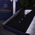 Two-Tone Polo T-Shirt // Gray-Black (XL)