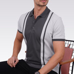 Two-Tone Polo T-Shirt // Smoked-Gray (XL)