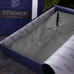 Solid Polo T-Shirt // Regular Fit // Khaki (XL)