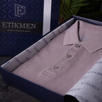 Solid Polo T-Shirt // Regular Fit // Mink (L)