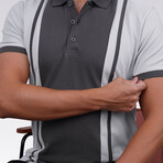 Two-Tone Polo T-Shirt // Smoked-Gray (XL)