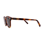 Men's // Ferragamo SF993S 214 Square Sunglasses // Dark Havana + Green