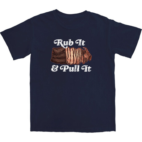 Rub it and Pull it Tee T-Shirt // Navy (S)