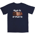 Rub it and Pull it Tee T-Shirt // Navy (S)
