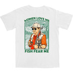 Fish Fear Me T-Shirt // White (S)