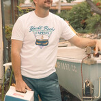 Yacht Rock Captain T-Shirt // White (S)
