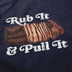 Rub it and Pull it Tee T-Shirt // Navy (S)