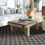 Tarian Dark Grey Rug (5'0"W x 8'0"L)