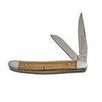 3.5" Wood 2 Blade Peanut Knife
