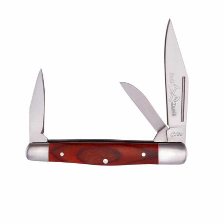 3.5" 3 Blade Wood Whittler Folder