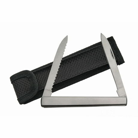 4.5" 2 Blade Steel Harvest Fruit Knife