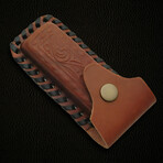 4'" Single Bolster Bone Lockback Folder