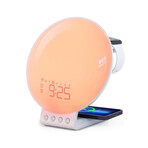 3-in-1 Smart Sunrise Alarm Clock with Wireless Charging