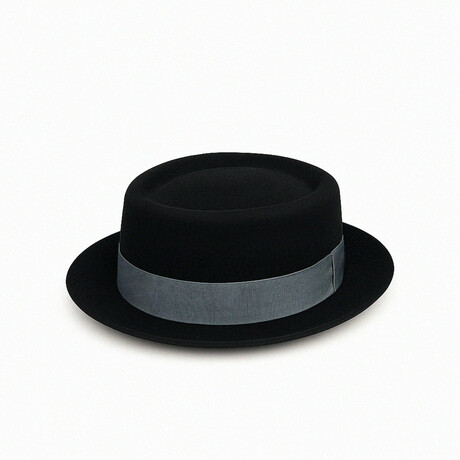 Wool Pork Pie // Black (S)