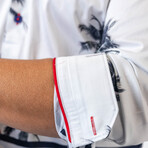 Fibonacci Nuit Palm Button-Up // White (4XL)